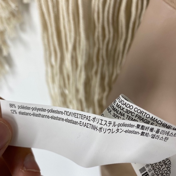 Zara Faux Leather Chevron Suede 70s Mini Skirt - Picture 6 of 6